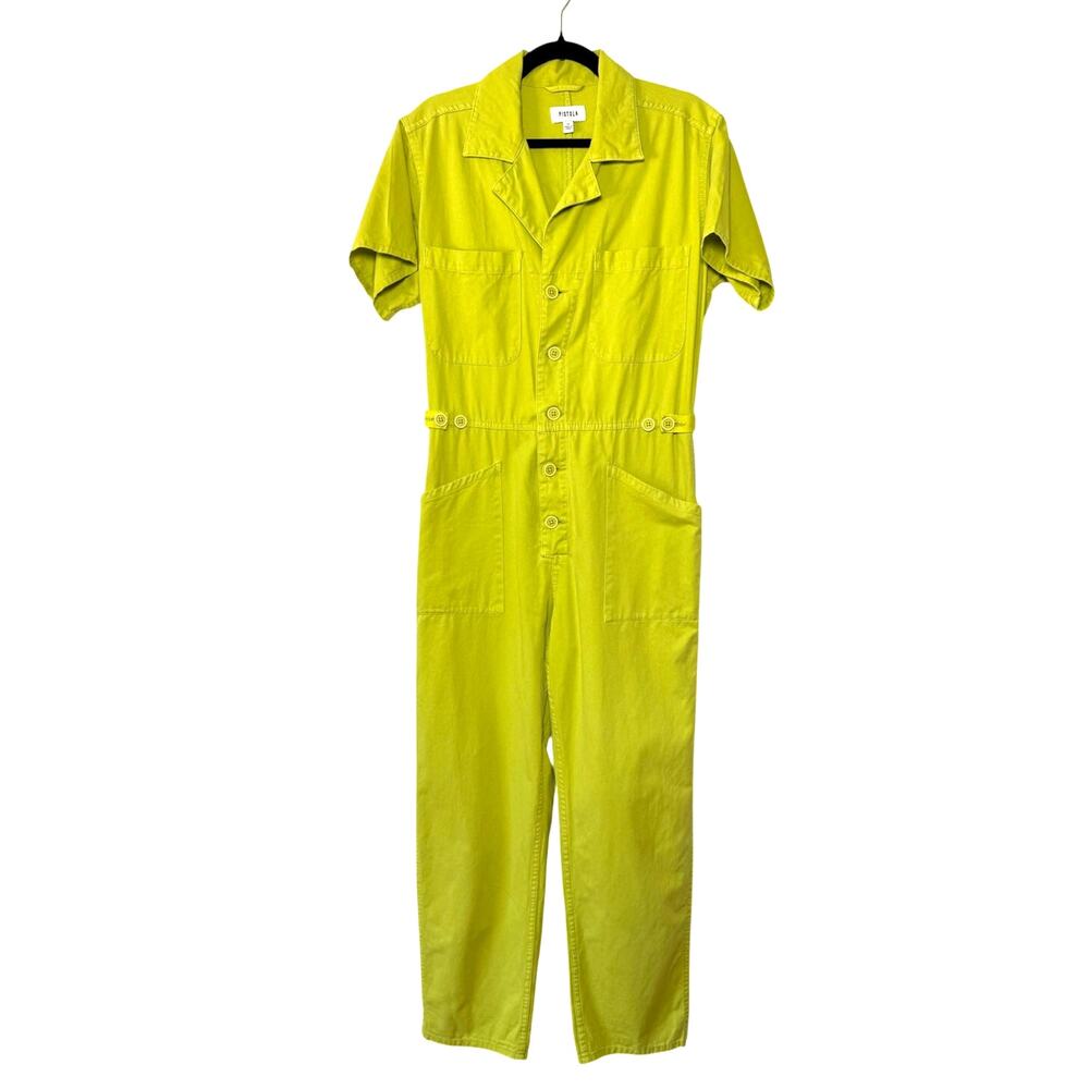 Pistola Grover Short Sleeve Field Suit in Margarita Green Jumpsuit Size Medium